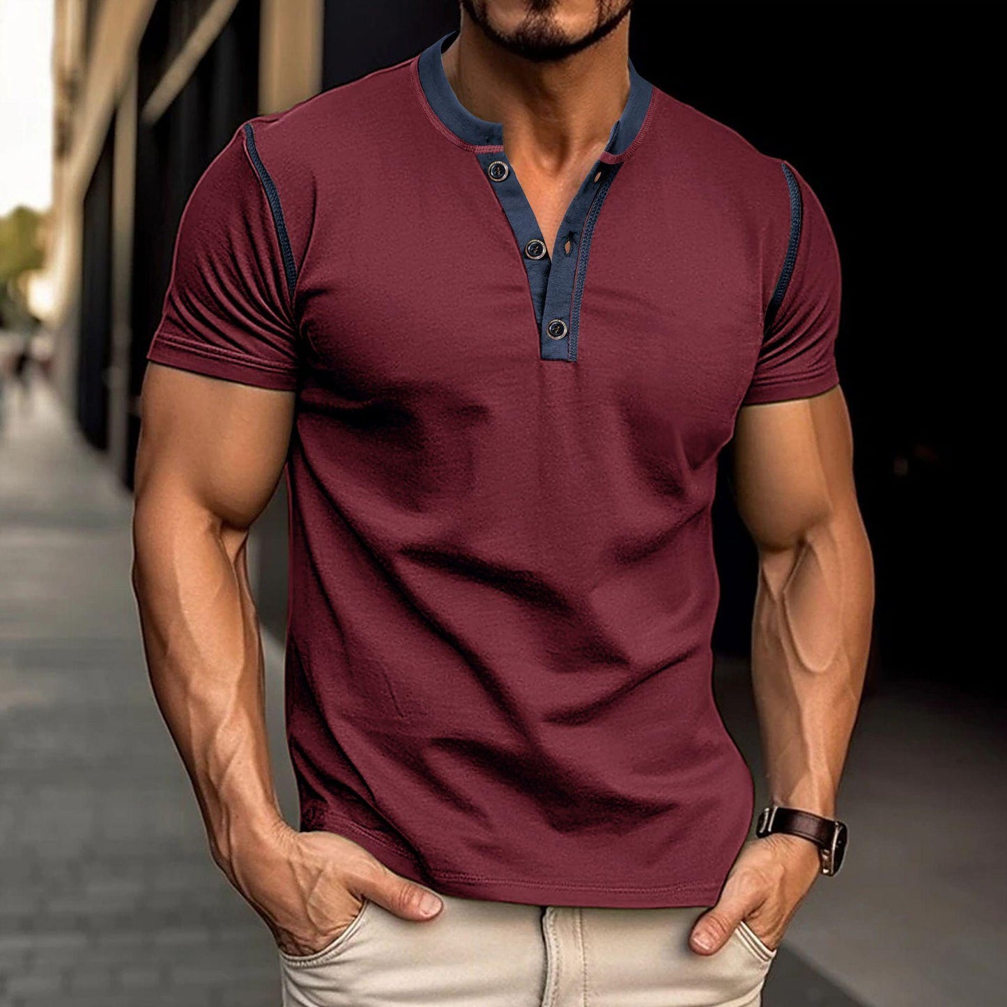 Short-Sleeved Polo T-Shirt - Hipster Collections