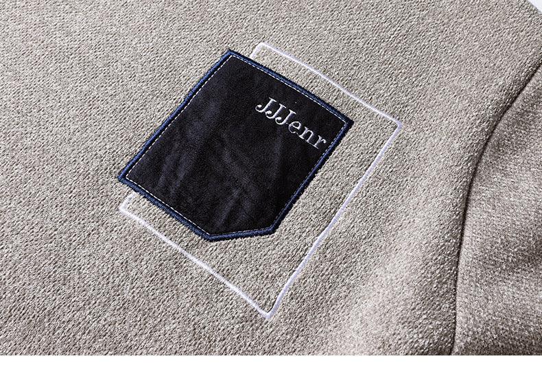 Men's Sweater Round Neck Long Sleeve Sweater Loose Splicing Knitwear Bottoming Top - Hipster Collections