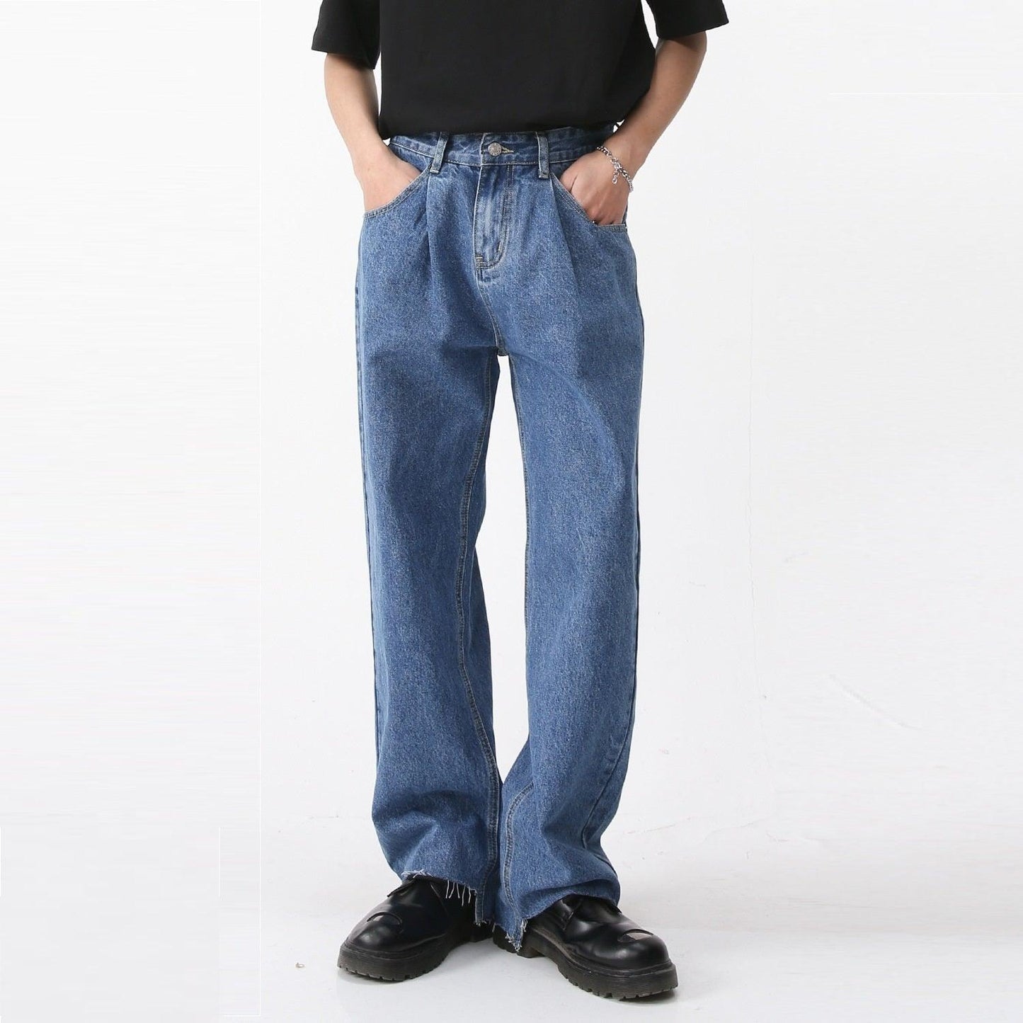Simple Retro Casual Jeans Irregular - Hipster Collections