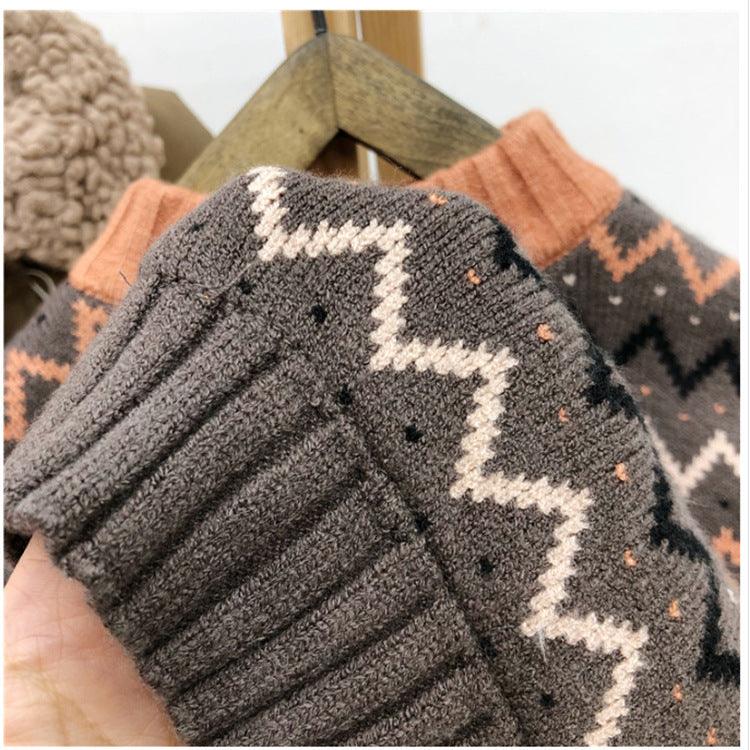 Korean Version Of Childrens Clothing Mens And Womens Baby Sweater - Hipster Collections
