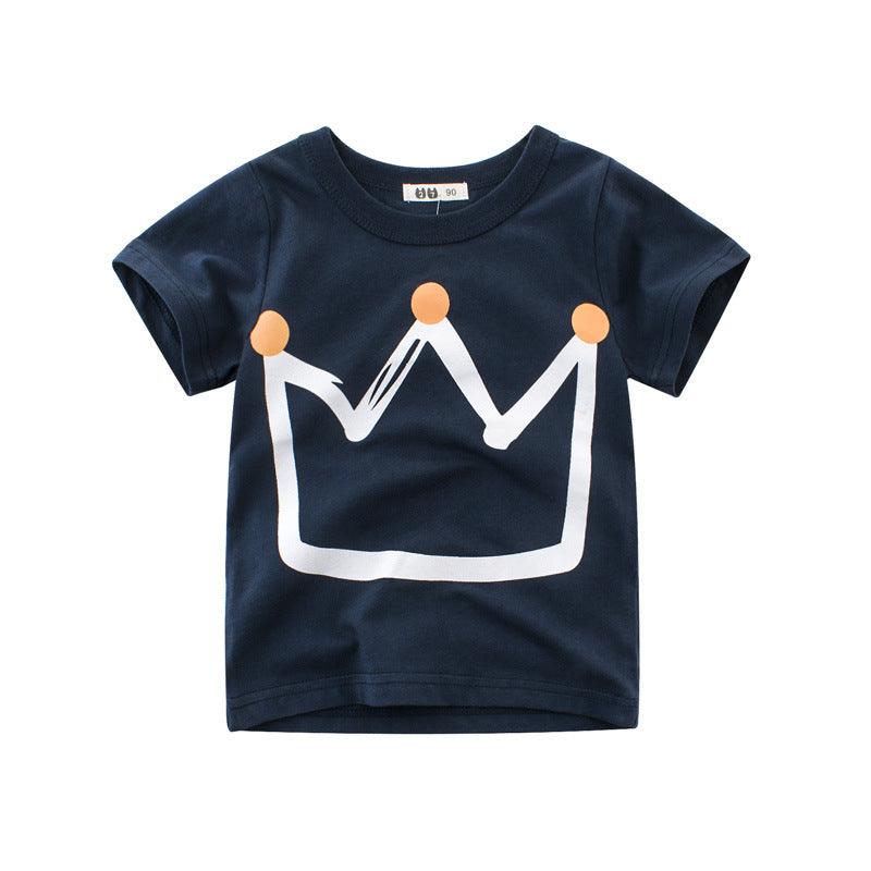 Summer New Boys' Short Sleeve T-shirt Children's T-shirt - Hipster Collections