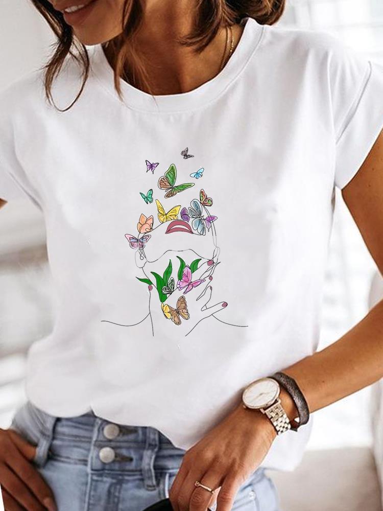 Women's Loose 3D Pattern T-shirt - Hipster Collections
