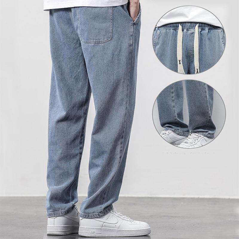 Wide Leg Jeans Pants Men - Hipster Collections