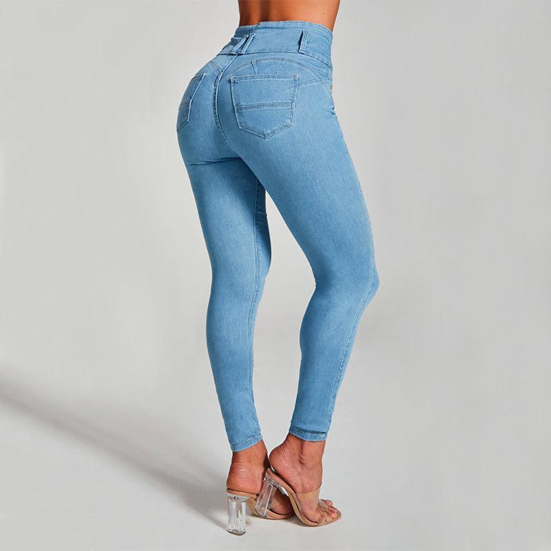 High Waist Stretchable Jeans - Hipster Collections