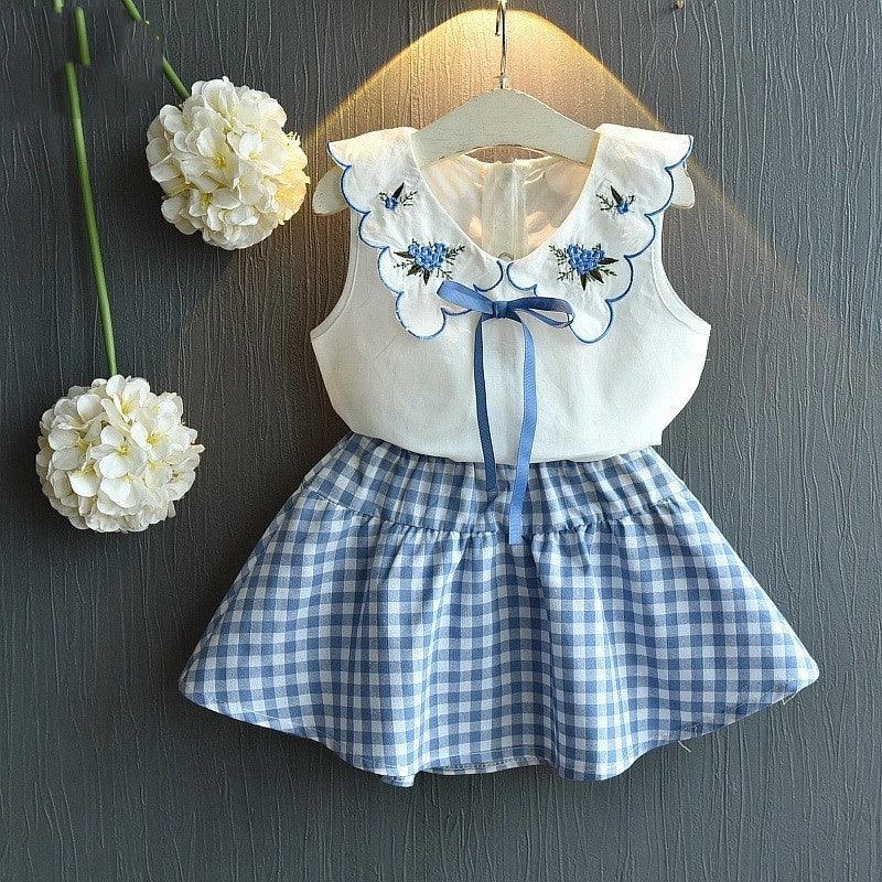 Kids Baby Girls Clothing Sets Summer TShirts Skirt Clothes - Hipster Collections