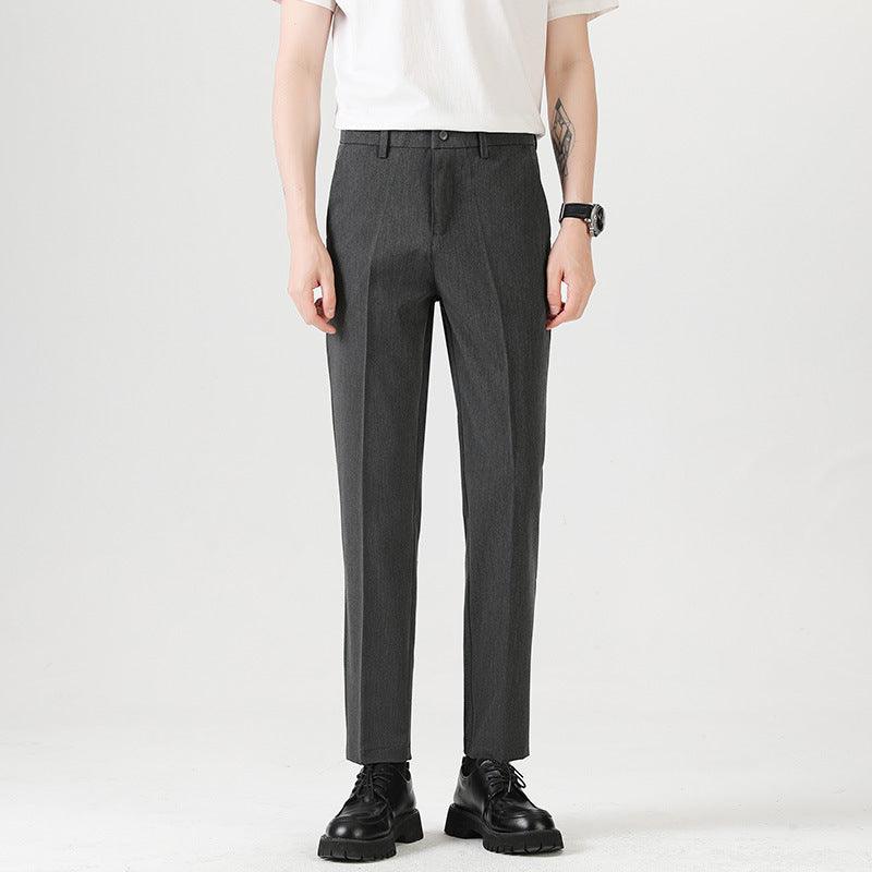 Light Luxury Men's Casual Small Trousers Stretch Pencil Pants Men's Trousers - Hipster Collections