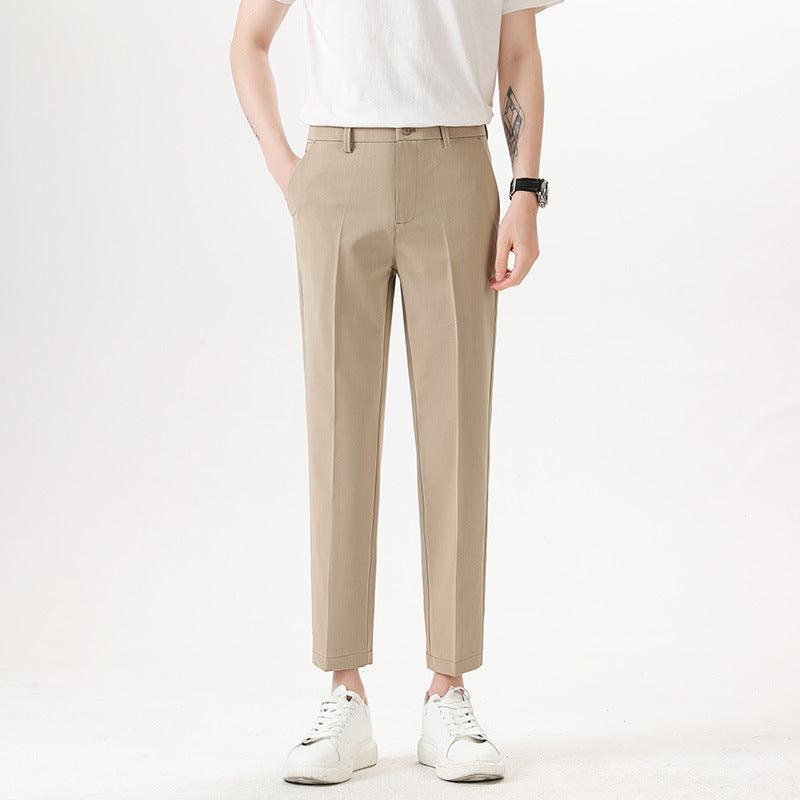 Light Luxury Men's Casual Small Trousers Stretch Pencil Pants Men's Trousers - Hipster Collections