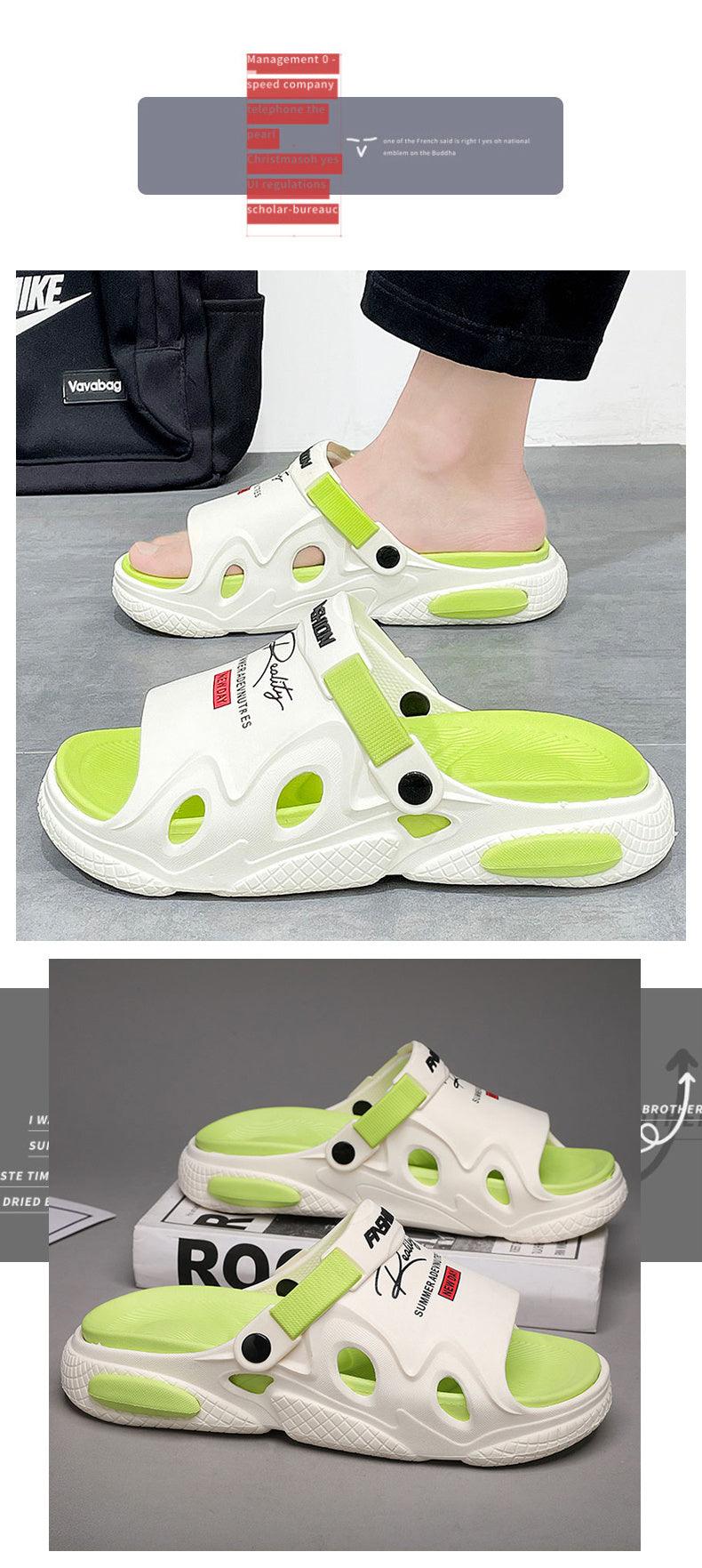Slippers Men's Summer Outdoor Slip-on Sandals - Hipster Collections