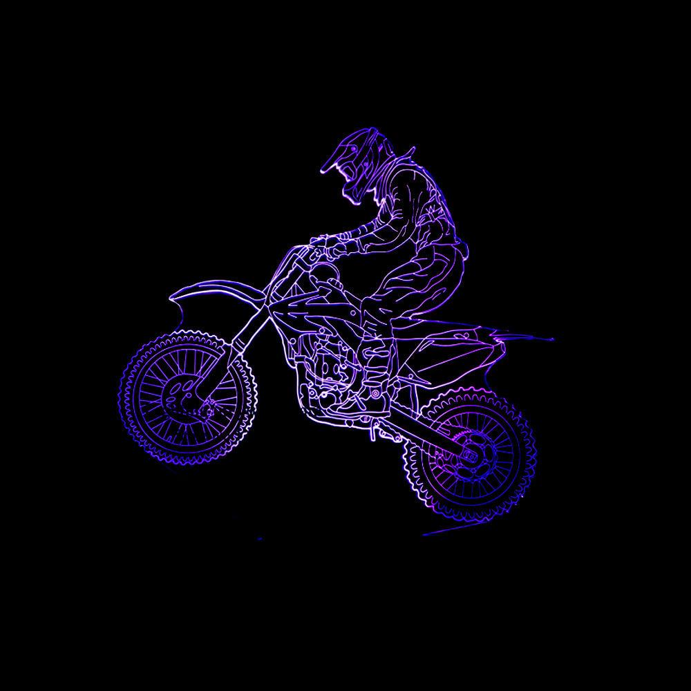 New Style Motorcycle 3D Lamp - Hipster Collections