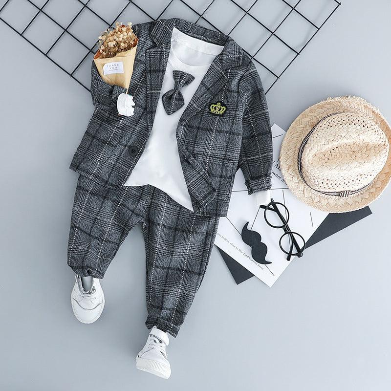 British small suit children's suit gentleman three-piece suit - Hipster Collections