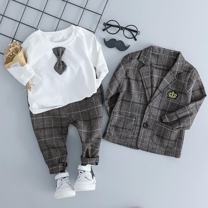 British small suit children's suit gentleman three-piece suit - Hipster Collections