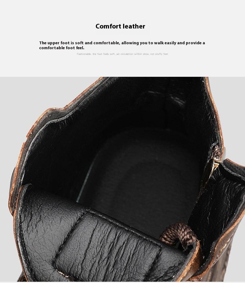 Retro British Style High Cut Martin Boots For Men - Hipster Collections