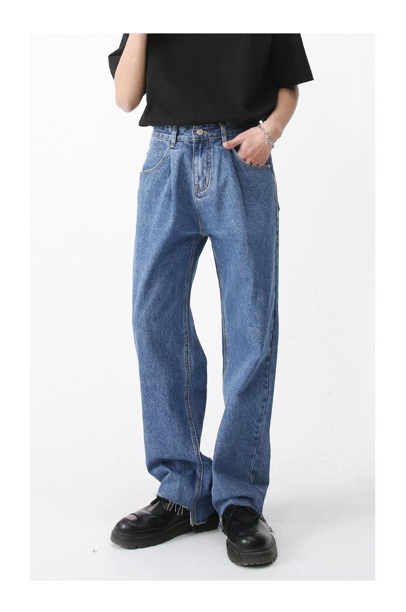 Simple Retro Casual Jeans Irregular - Hipster Collections