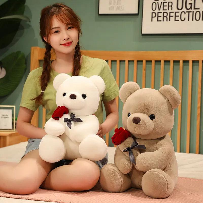 Teddy Bear Plush Pillow Stuffed Soft Animal Dolls - Hipster Collections