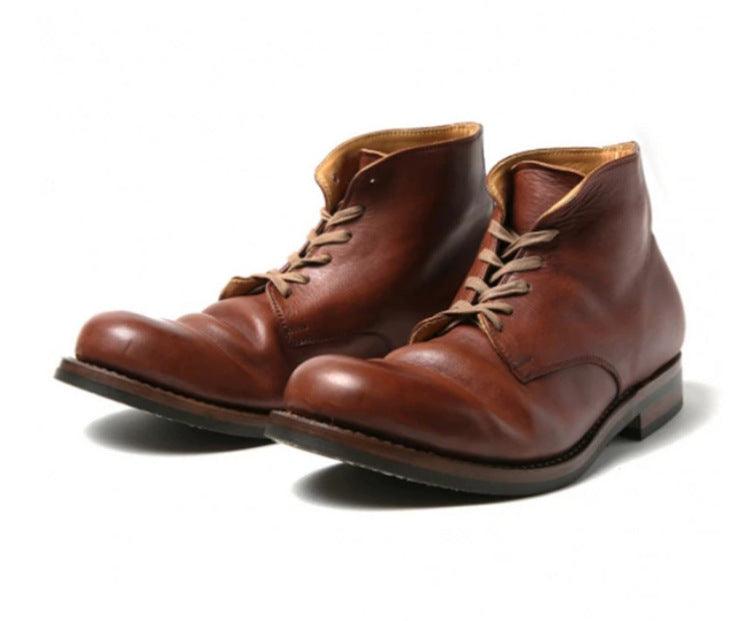 Casual Low Cut Round Head Boots - Hipster Collections