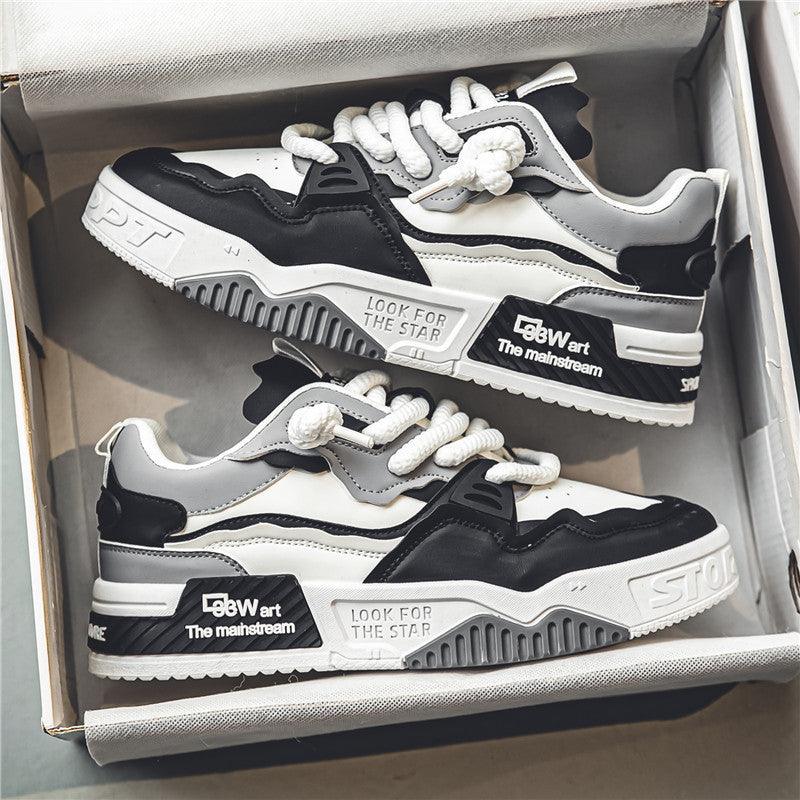 Men's Shoes Summer Versatile Platform Casual Flat Shoes Non-slip Youth Fashionable Sports Shoes - Hipster Collections