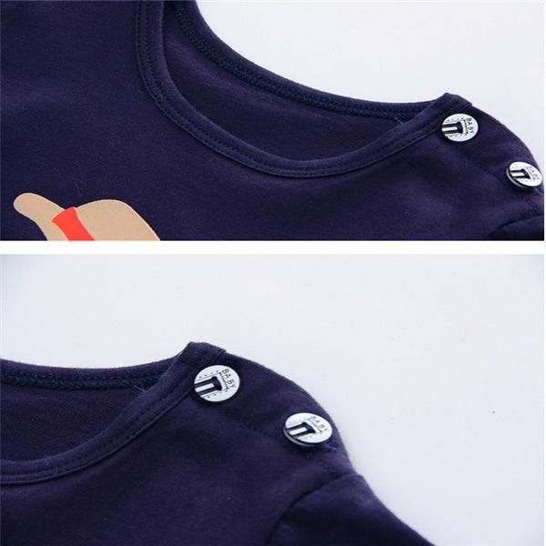 Cartoon Clothing Baby Boy Summer Clothes T-shirt Baby Girl Casual Clothing Sets - Hipster Collections