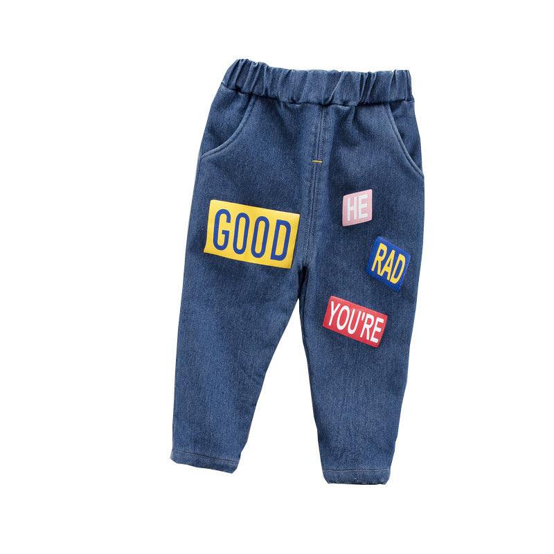 Baby winter plus velvet jeans - Hipster Collections