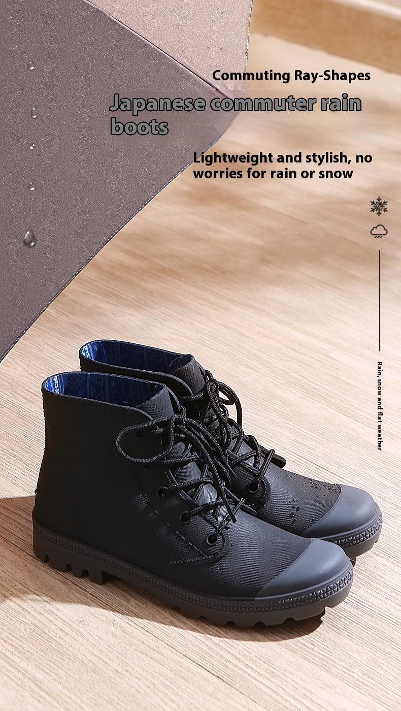 Rain Waterproof Rubber Short Boots - Hipster Collections