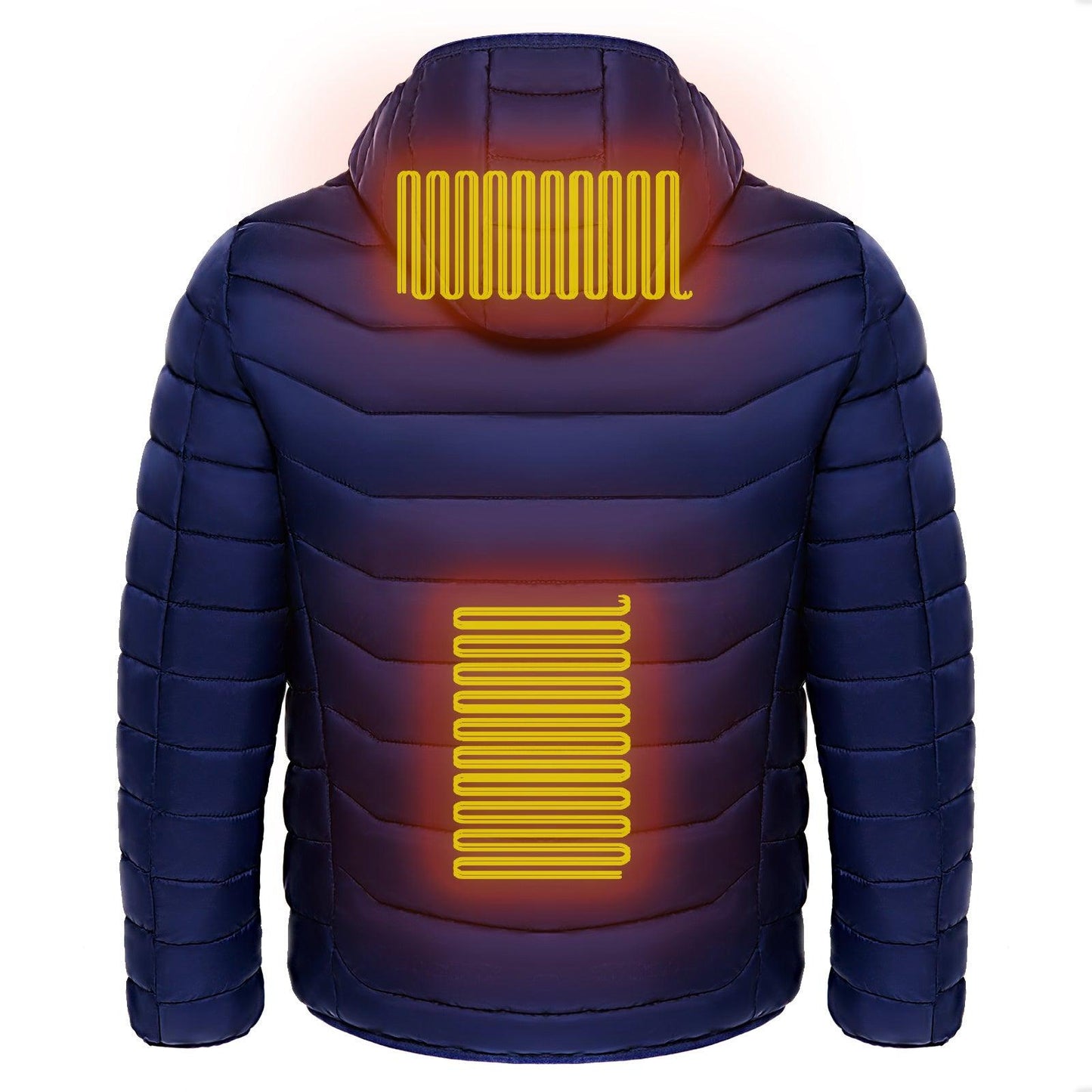 Heated Puffer Jacket - Hipster Collections