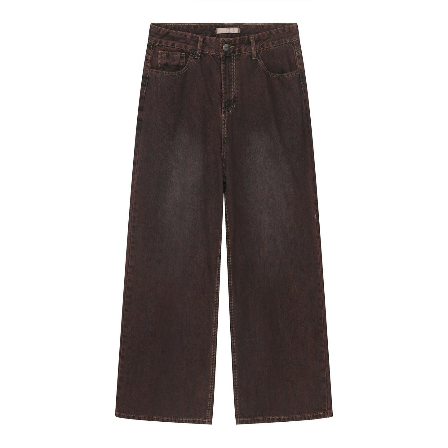 Men's Simplicity Basic Style Straight Loose Niche Purple Jeans - Hipster Collections