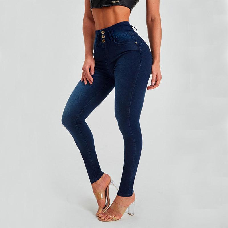 High Waist Stretchable Jeans - Hipster Collections
