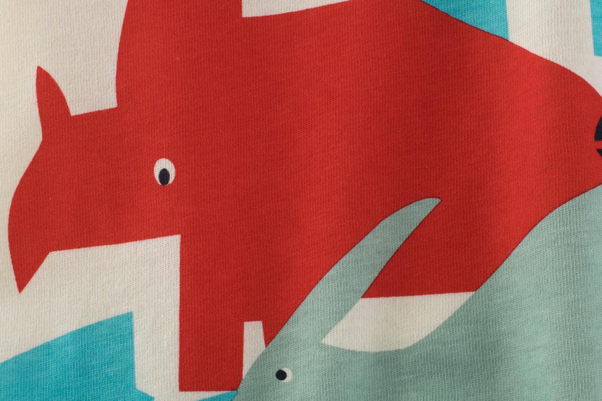 Boys Short Sleeve T-Shirt Kids Clothing Dinosaur Cartoon - Hipster Collections