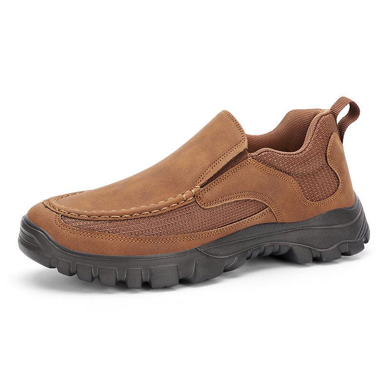Men's Loafer Casual Business Leather Shoes Plus Size 46 Lightweight Men's Shoes - Hipster Collections