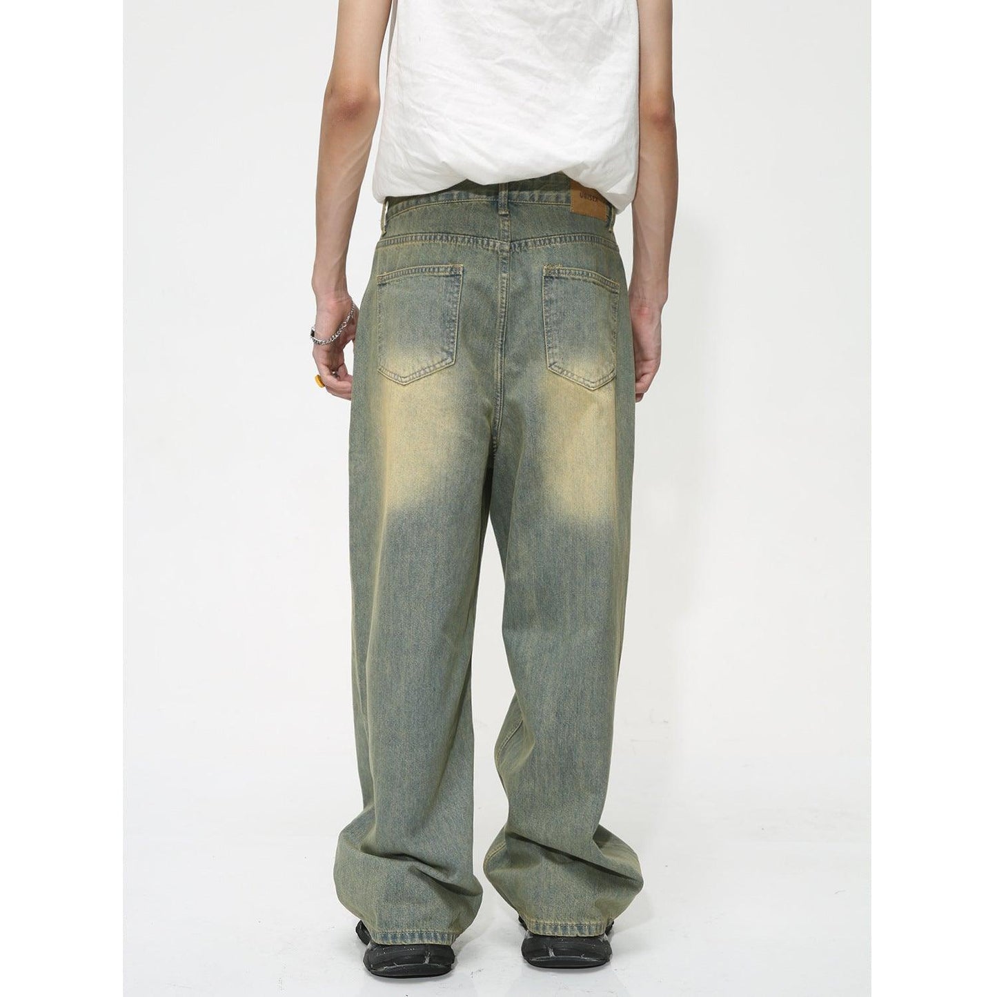 Men's Simplicity Basic Style Straight Loose Niche Purple Jeans - Hipster Collections