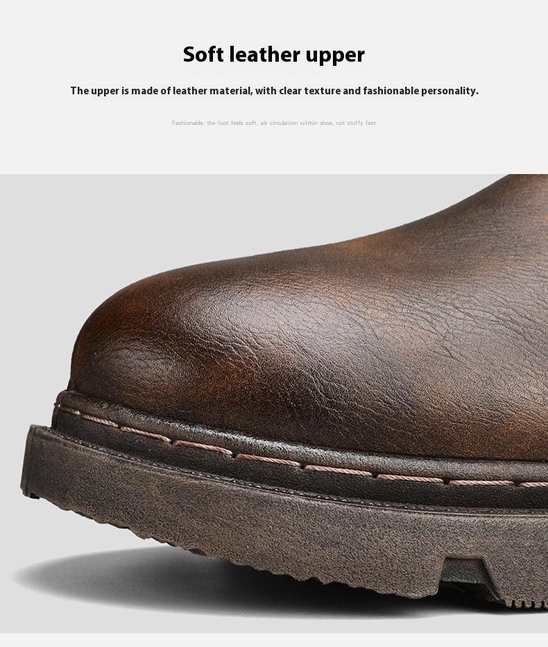 Retro British Style High Cut Martin Boots For Men - Hipster Collections
