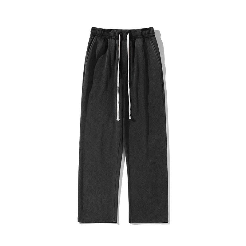 Fashion Plus Size American Retro Heavy Washed Sweatpants - Hipster Collections