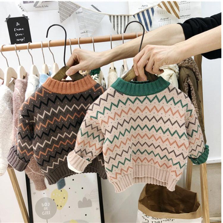 Korean Version Of Childrens Clothing Mens And Womens Baby Sweater - Hipster Collections