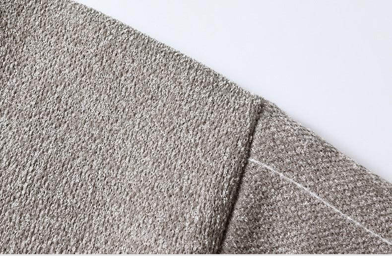 Men's Sweater Round Neck Long Sleeve Sweater Loose Splicing Knitwear Bottoming Top - Hipster Collections