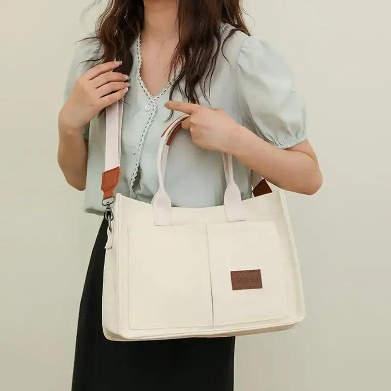 Daily Canvas Tote Shoulder Bags Women - Hipster Collections