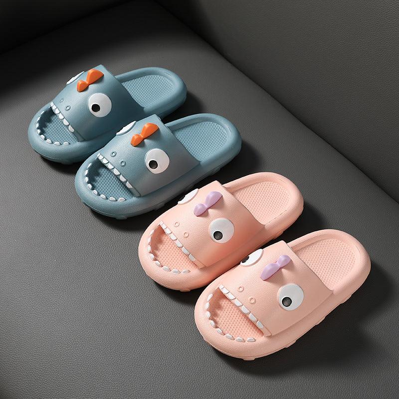 Unisex Shark Slippers For Kids Toddler Non Slip Children Shower Shoes - Hipster Collections