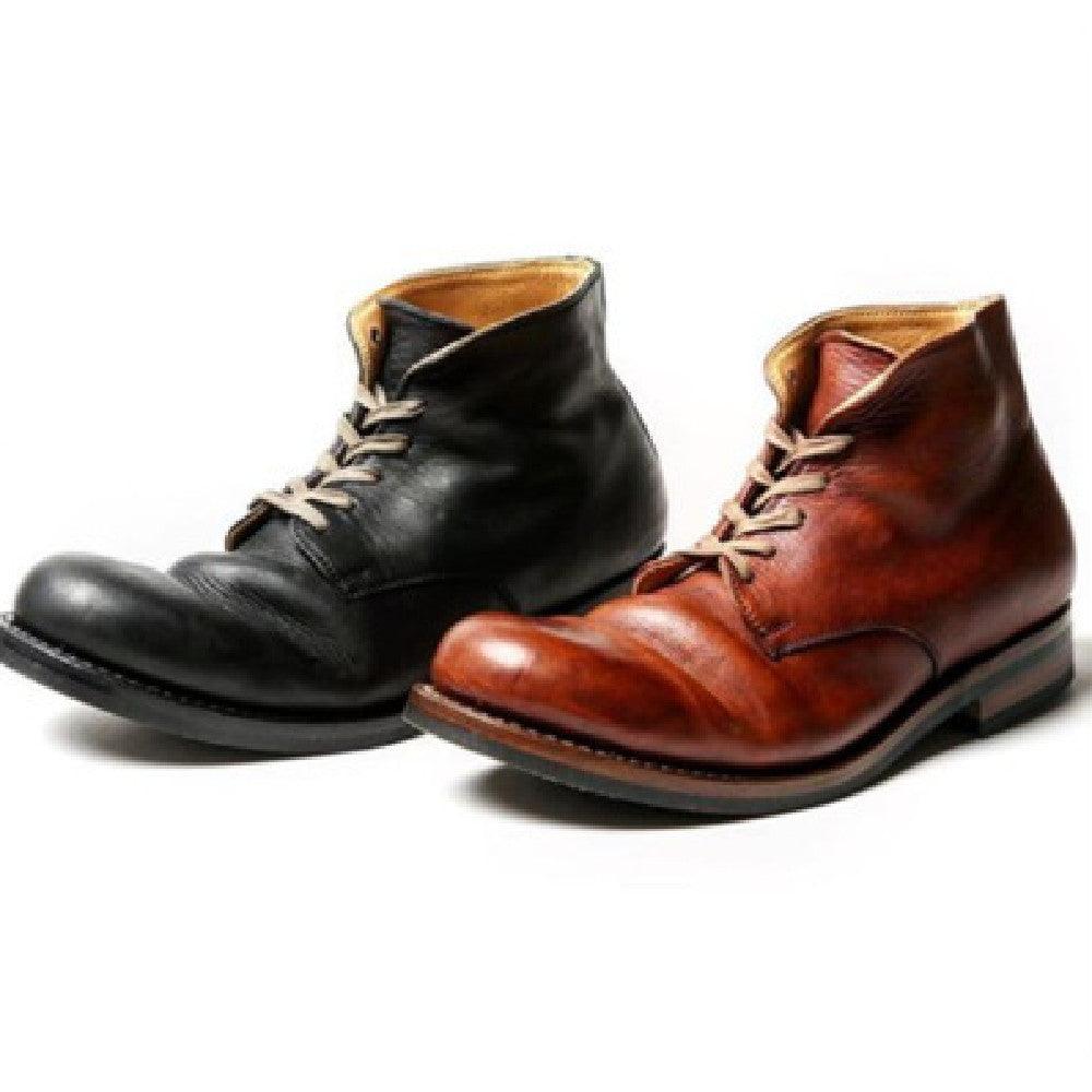 Casual Low Cut Round Head Boots - Hipster Collections