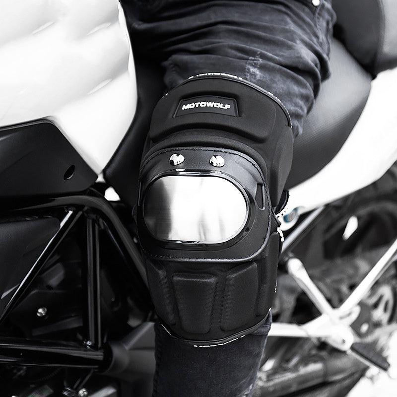 Off-road Motorcycle Leggings Stainless Steel Fall Protector - Hipster Collections