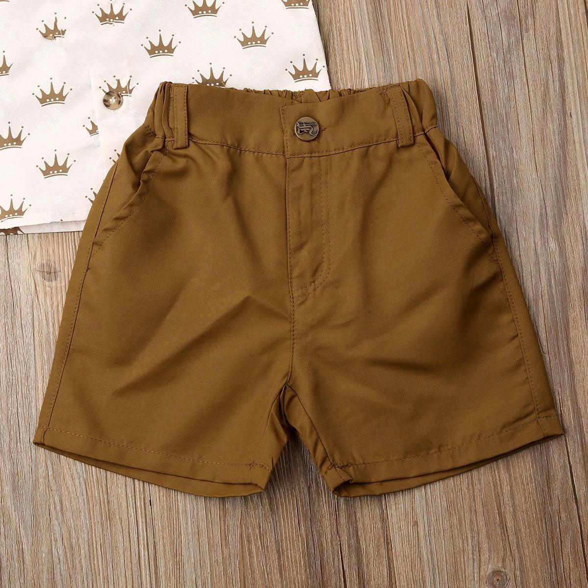 Summer boy T-shirt Shorts Kids Sets - Hipster Collections