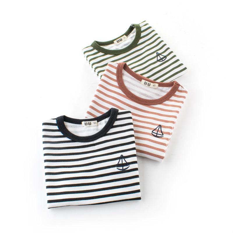 Boys' Cotton Kids Striped T-Shirt - Hipster Collections