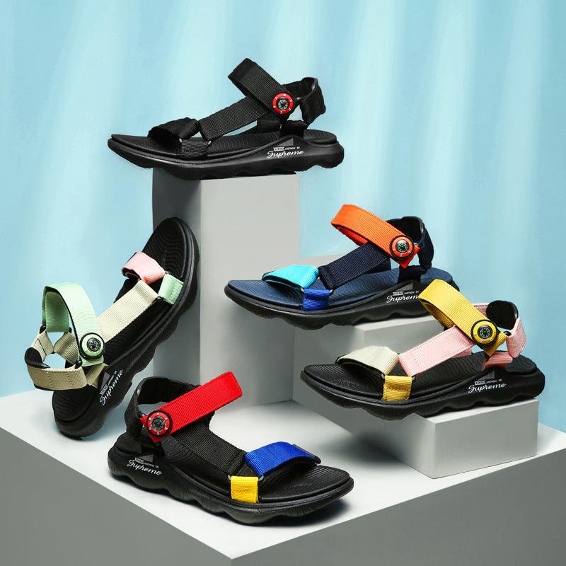 Candy Color Kids Webbing Beach Sandals - Hipster Collections