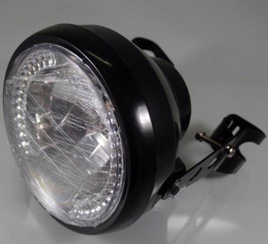 Motorcycle Headlight Turn Signal Indicator Blinker Light With Bracket Headlamp For Cafe Racer - Hipster Collections