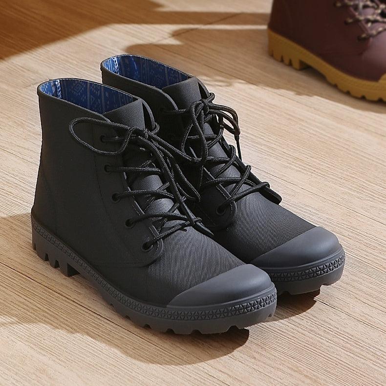 Rain Waterproof Rubber Short Boots - Hipster Collections