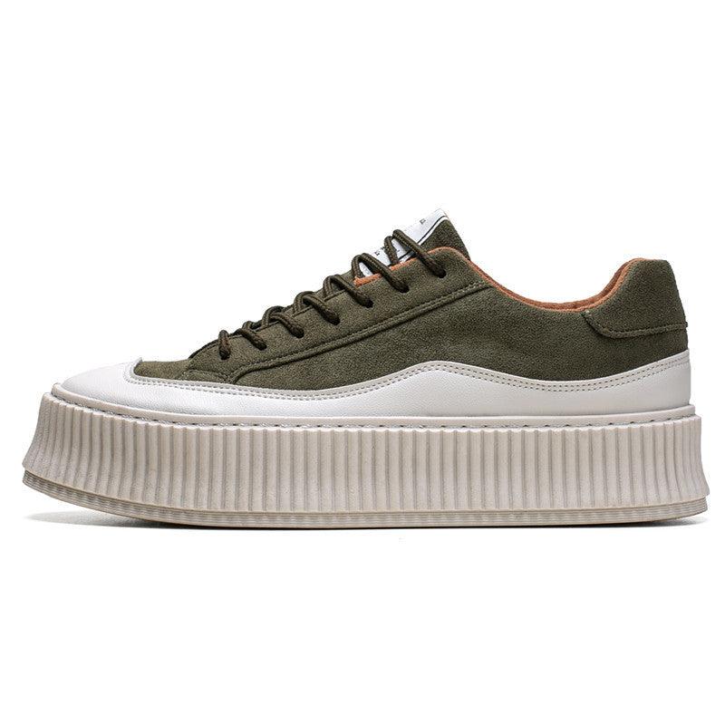 Hong Kong Style Thick Bottom Height Increasing Canvas Shoes - Hipster Collections