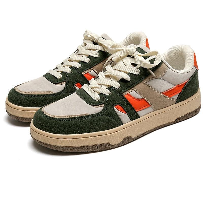 Men's Shoes Trendy Retro Patchwork Contrast Color - Hipster Collections