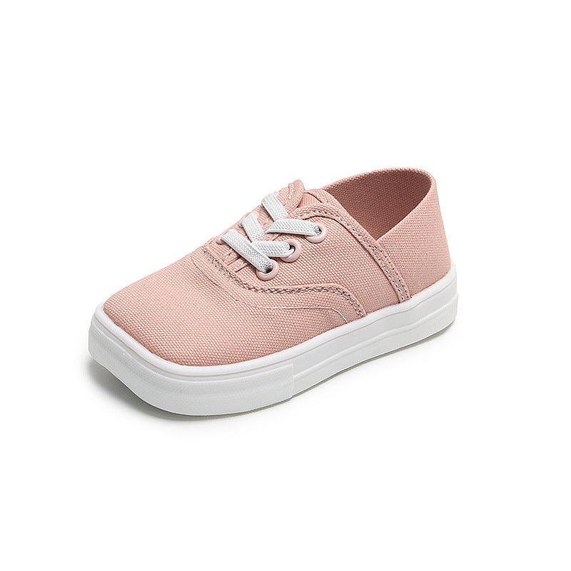 Canvas Shoes Korean Board Shoes Boys Baby White Shoes - Hipster Collections