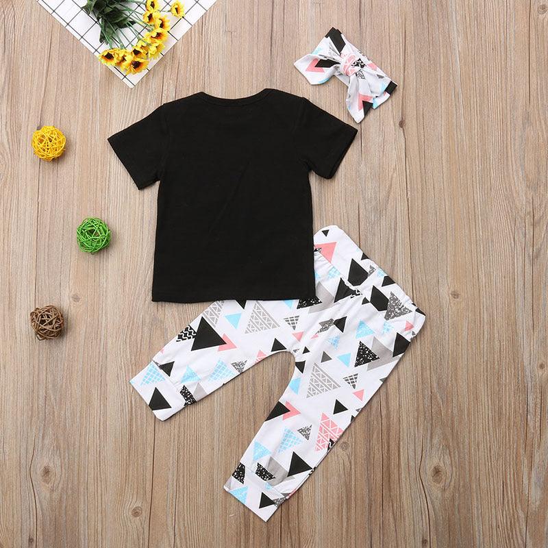 Short Sleeve Trousers Three-piece Child - Hipster Collections