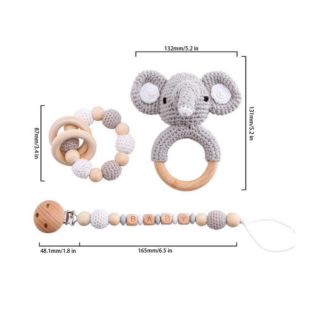 Baby Teethering Safety Wooden Toy - Hipster Collections