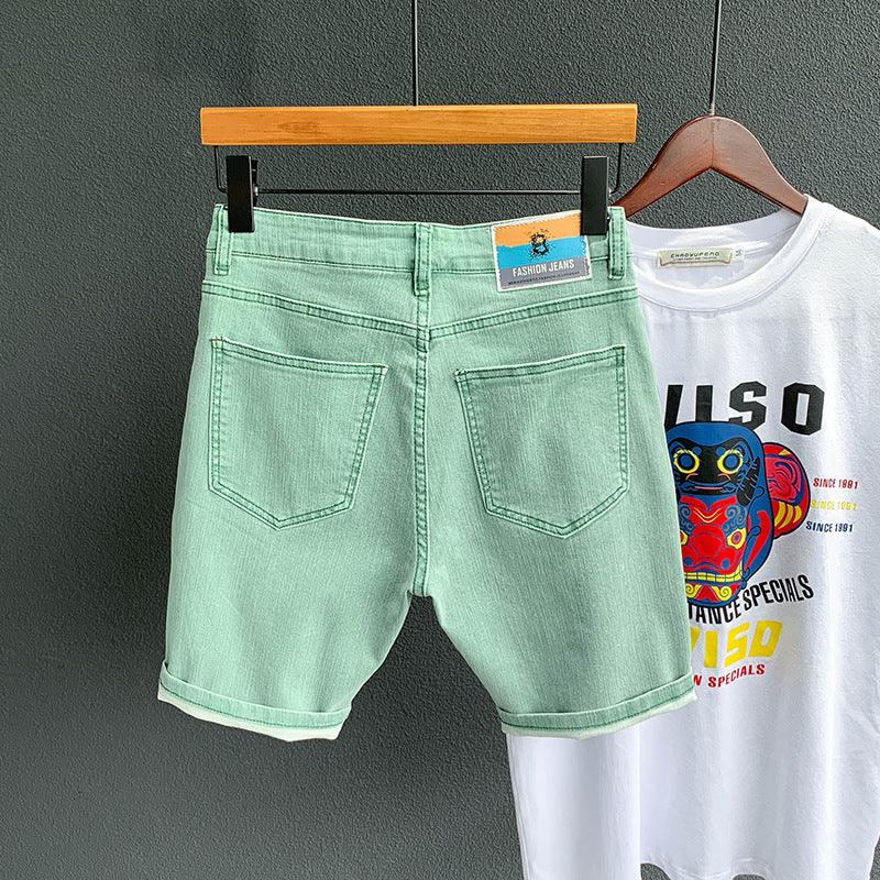 Ripped denim shorts - Hipster Collections