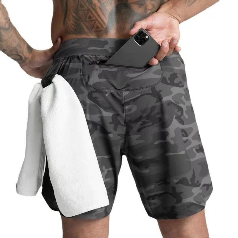 Men's Shorts Running Sports Breathable Quick-dry Casual American Fifth Pants - Hipster Collections