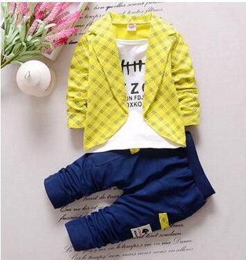 Toddler baby clothes children suit 0-3 years old suit + pants children's sportswear boys girls children's clothing brand - Hipster Collections